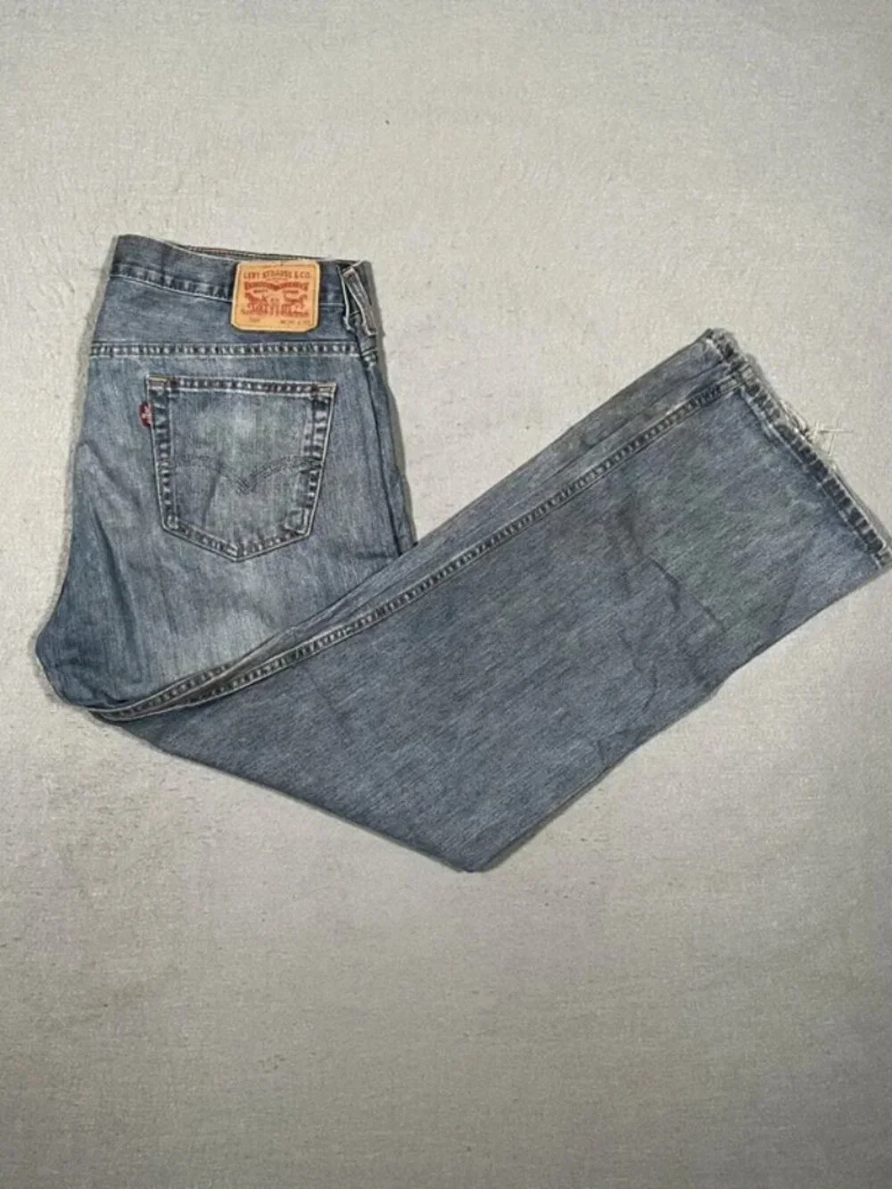 Levi’s 569 Light Blue Baggy Relaxed Denim Jeans Mens W36 I32